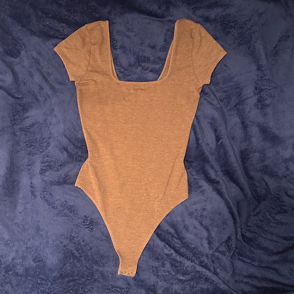 American Eagle Outfitters Brown Bodysuit